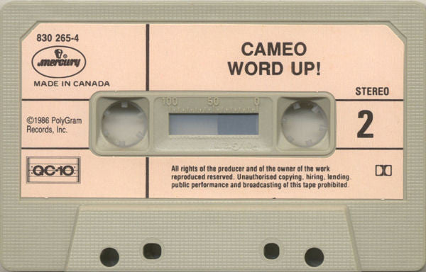 Cameo – Word Up! (Used cassette)