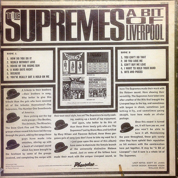 The Supremes – A Bit Of Liverpool (Used vinyl)