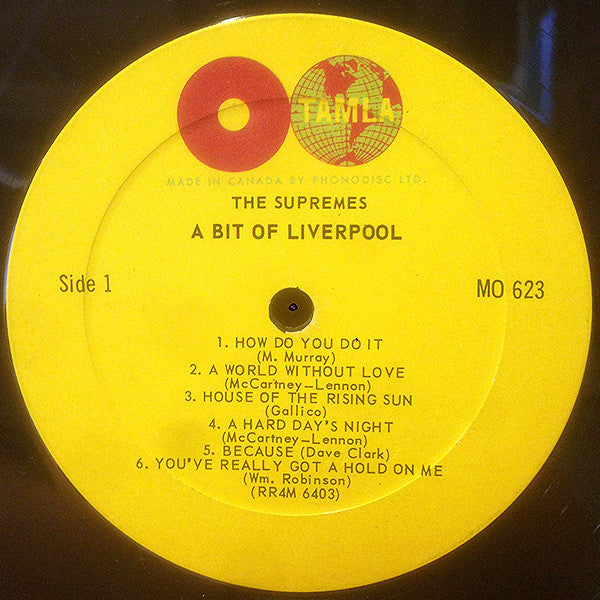 The Supremes – A Bit Of Liverpool (Used vinyl)