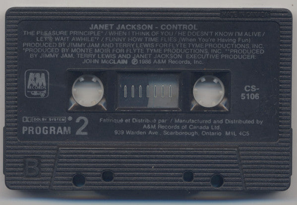Janet Jackson – Control (Used cassette)