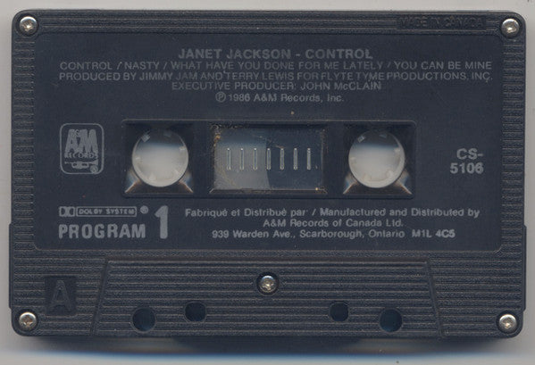 Janet Jackson – Control (Used cassette)