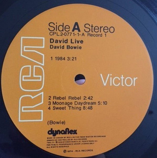 David Bowie – David Live (Used vinyl) (1LP)