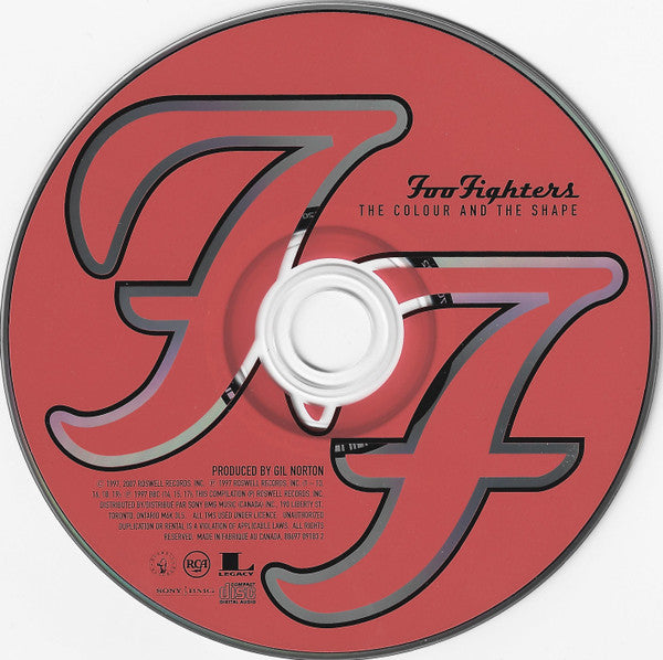 Foo Fighters – The Colour And The Shape (Used CD) (Digipak)