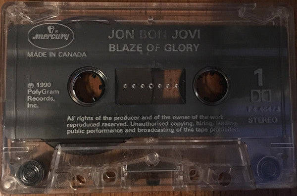 Jon Bon Jovi – Blaze Of Glory (Used cassette)