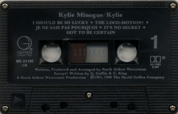 Kylie Minogue – Kylie (Used cassette)