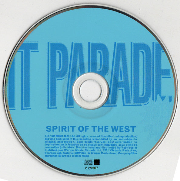 Spirit Of The West – Hit Parade (Used CD)