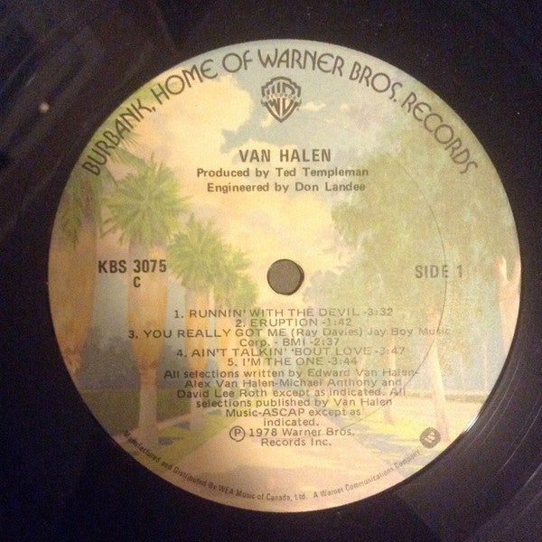 Van Halen – Van Halen (Used vinyl)
