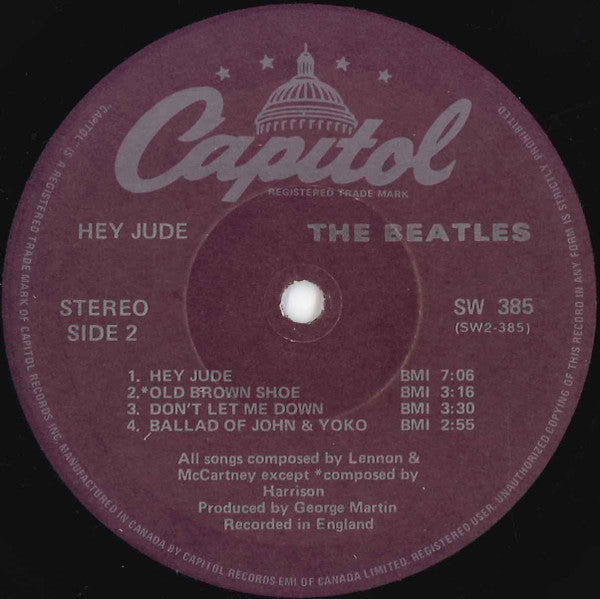 The Beatles – Hey Jude (Used vinyl)