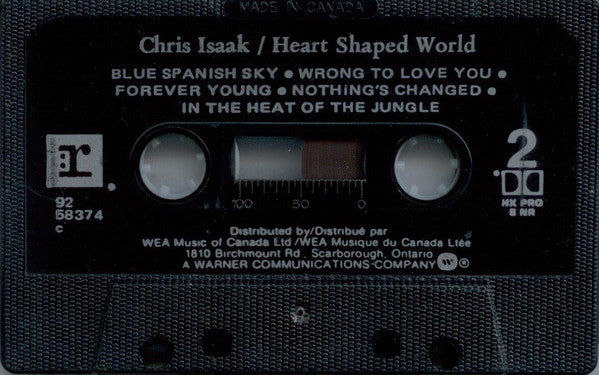Chris Isaak – Heart Shaped World (Used cassette)