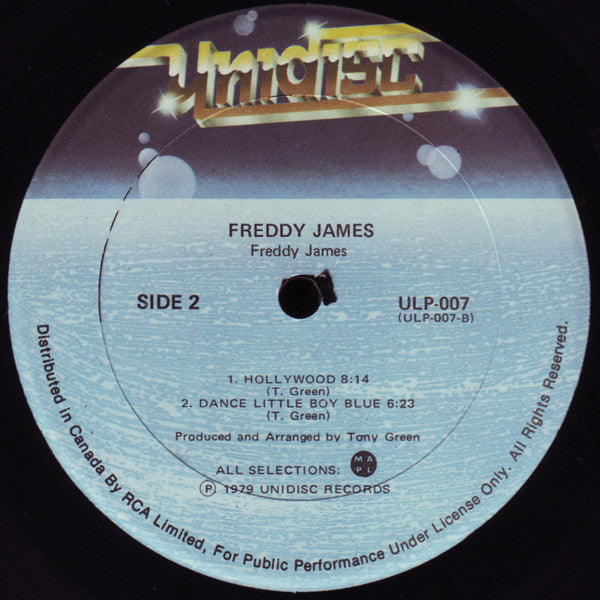 Freddie James – Get Up And Boogie (Used vinyl)