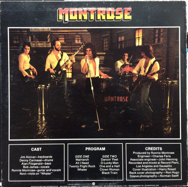 Montrose – Warner Bros. Presents Montrose! (Used vinyl)