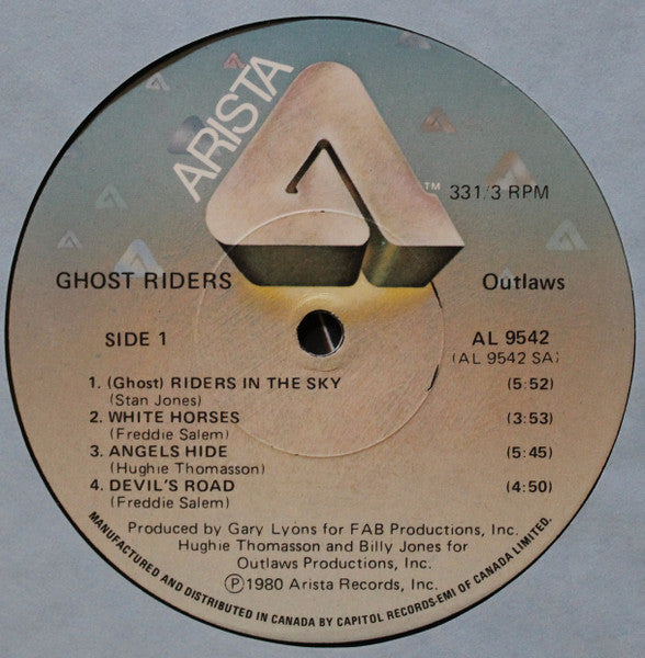 Outlaws – Ghost Riders (Used vinyl)