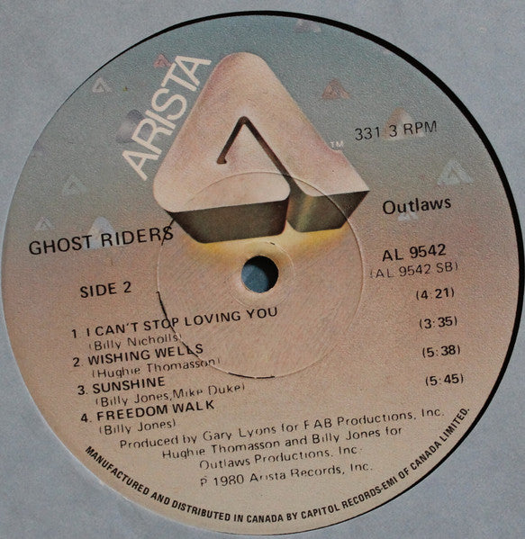 Outlaws – Ghost Riders (Used vinyl)