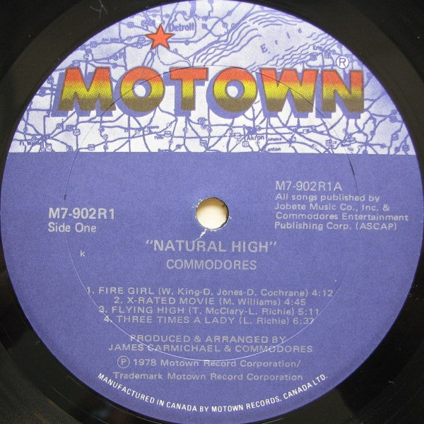 Commodores – Natural High (Used vinyl)