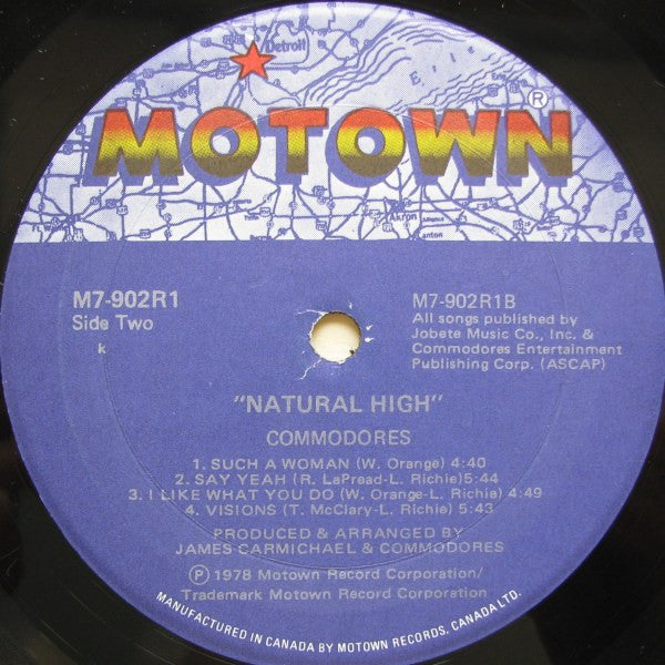 Commodores – Natural High (Used vinyl)