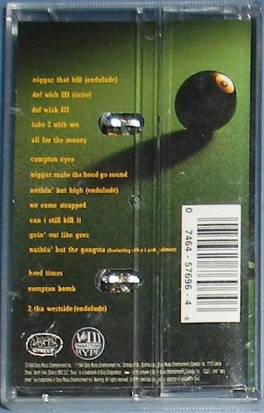 MC Eiht Featuring CMW – We Come Strapped (Used cassette)