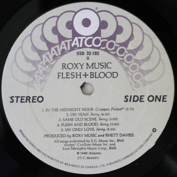 Roxy Music – Flesh + Blood (Used vinyl)