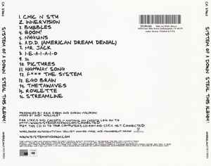 System Of A Down – Steal This Album! (Used CD)