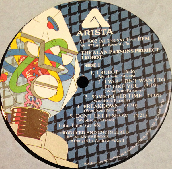 The Alan Parsons Project – I Robot (Used vinyl)