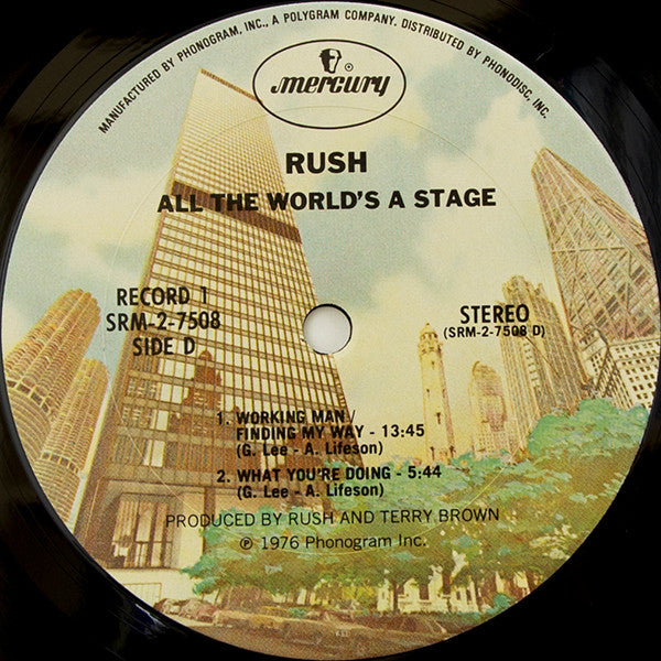 Rush – All The World's A Stage (Used vinyl)
