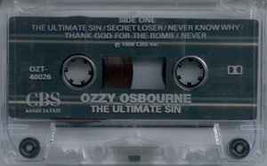 Ozzy Osbourne – The Ultimate Sin (Used cassette)