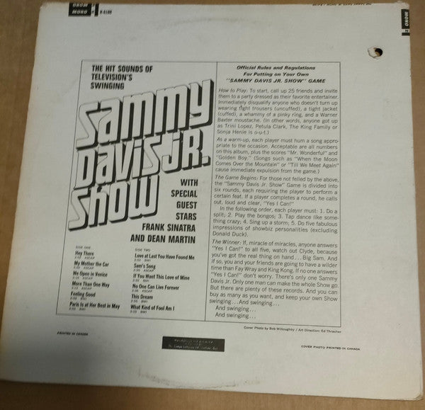 Sammy Davis Jr. – The Sammy Davis Jr. Show With Surprise Guest Stars (Used vinyl)