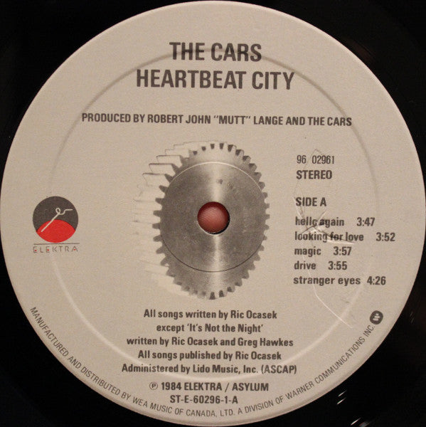 The Cars – Heartbeat City (Used vinyl)
