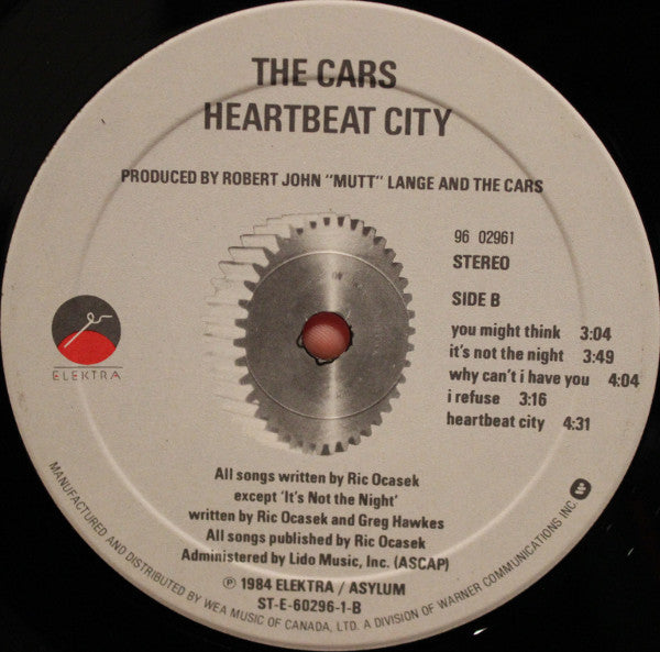 The Cars – Heartbeat City (Used vinyl)