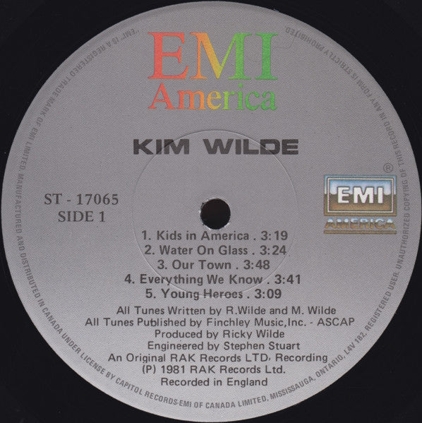 Kim Wilde – Kim Wilde (Used vinyl)