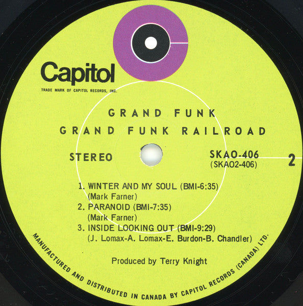 Grand Funk Railroad – Grand Funk (Used vinyl)