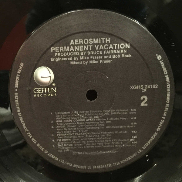 Aerosmith – Permanent Vacation (Used vinyl)