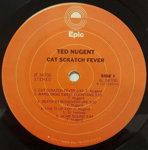 Ted Nugent – Cat Scratch Fever (Used vinyl)