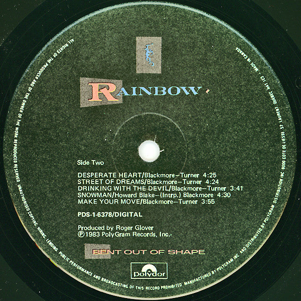 Rainbow – Bent Out Of Shape (Used vinyl)