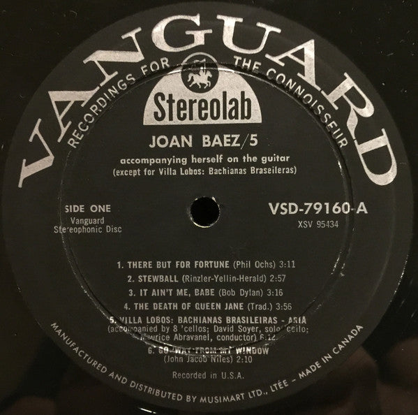Joan Baez – 5 (Used vinyl)