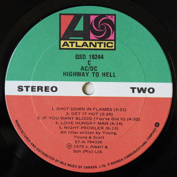 AC/DC – Highway To Hell (Used Vinyl)
