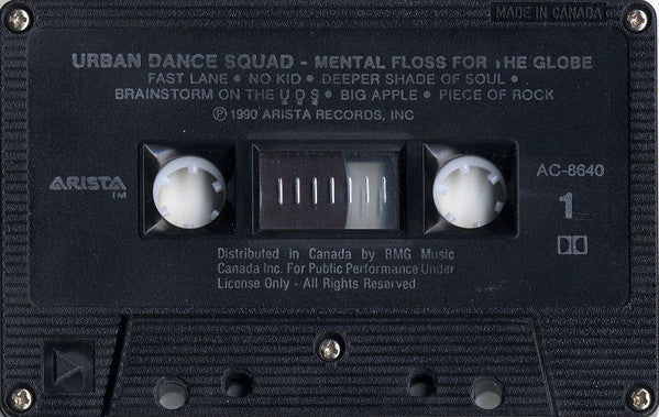 Urban Dance Squad – Mental Floss For The Globe (Used cassette)