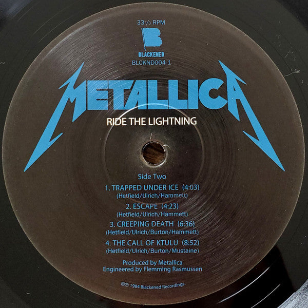 Metallica – Ride The Lightning (Used vinyl)