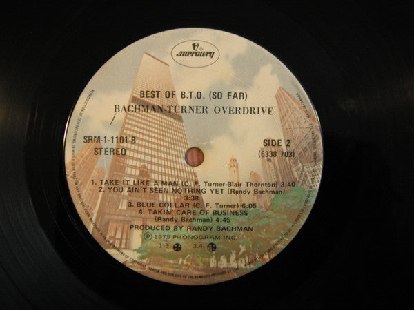 Bachman-Turner Overdrive – Best Of B.T.O. (So Far) (Used vinyl)
