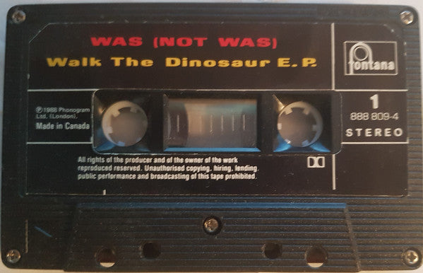 Was (Not Was) – Walk The Dinosaur E.P. (Used cassette)