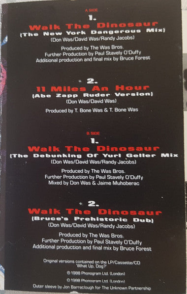 Was (Not Was) – Walk The Dinosaur E.P. (Used cassette)