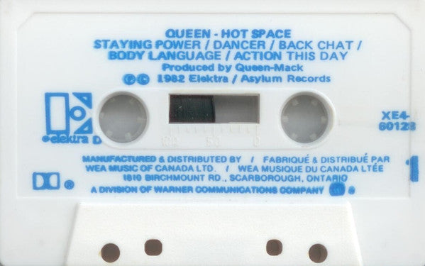Queen – Hot Space (Used cassette)