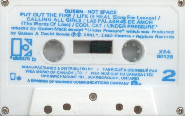Queen – Hot Space (Used cassette)