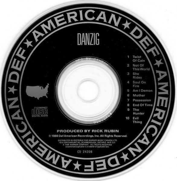 Danzig – Danzig - Used CD