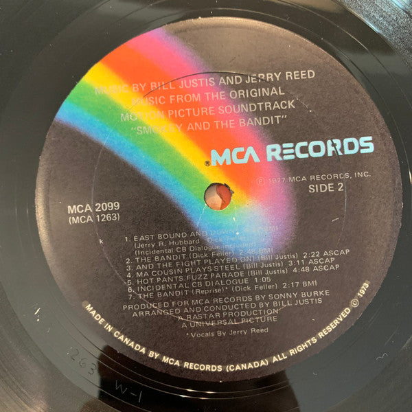 Various – Smokey And The Bandit (Music From The Original Motion Picture Soundtrack) (Used vinyl)
