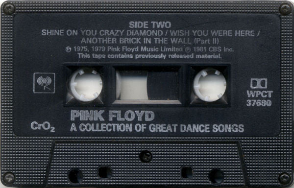 Pink Floyd – A Collection Of Great Dance Songs (Used cassette)