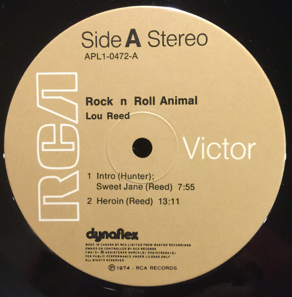 Lou Reed – Rock N Roll Animal (Used vinyl)