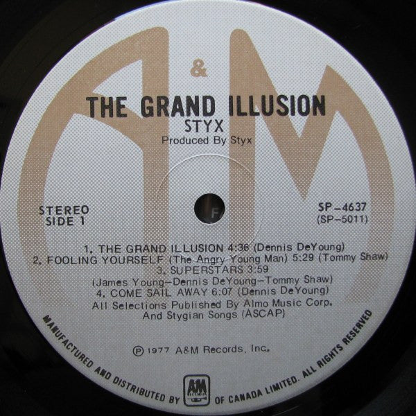 Styx – The Grand Illusion (Used vinyl)