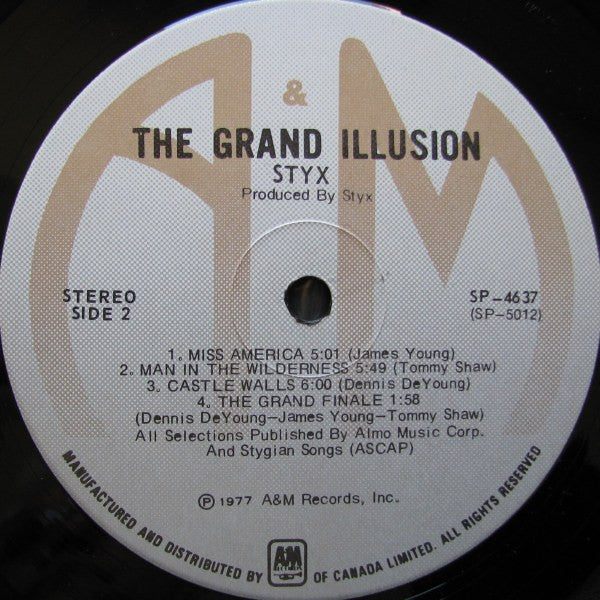 Styx – The Grand Illusion (Used vinyl)