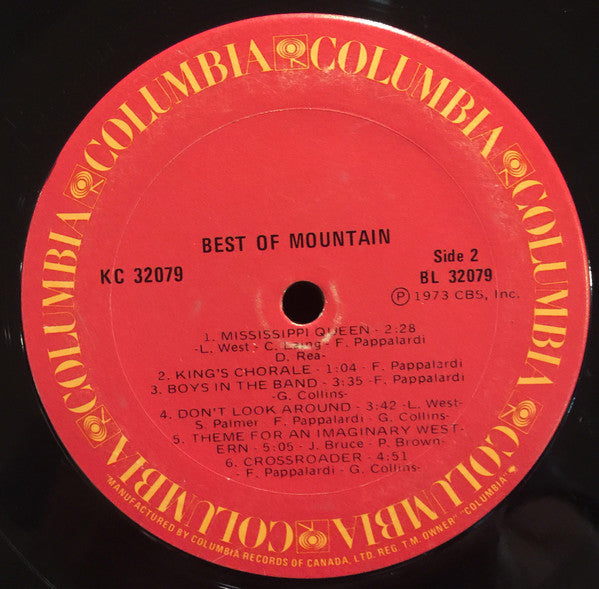 Mountain – The Best Of Mountain (Used vinyl)