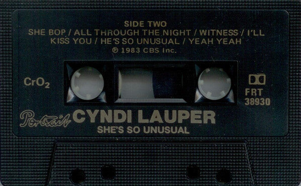 Cyndi Lauper – She's So Unusual (Used cassette)